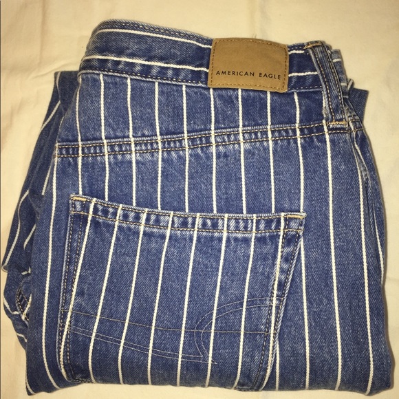 American Eagle Outfitters Denim - Striped Jeans